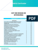 CST em Design de Interiores