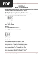 Python Lab Programs - Chapter 2 To 4