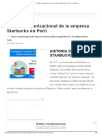 Análisis Organizacional de La Empresa Starbucks en Perú - Gestiopolis