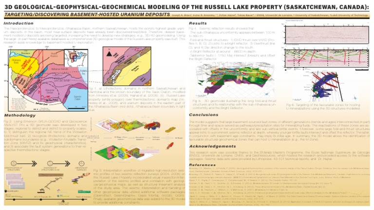 3D Geological Model of Athabasca Basin | PDF | Plate Tectonics | Geophysics