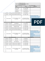 Sri Balaji University Timetable