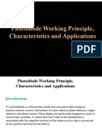 Photodiode Working Principle, Characteristics and Applications