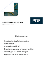 Phototransistor: Assigned By: Engr. Usman Ali Khan