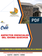 LECCION 04- ASPECTOS ESENCIALES DEL IDIOMA QUECHUA-CREE 2022