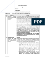 TUGAS ANALISA MATERI - MODUL ANALISIS KEOTENTIKAN HADIS - Zainal