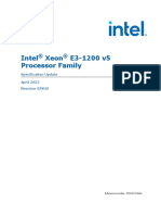 Intel Xeon E3-1200 v5 Processor Family Specification Update - Rev038