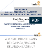 Pelatihan Sistem Akuntansi Lazis Muhammadiyah 20 Juli 2014 Ho