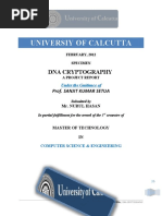 Universiy of Calcutta: Dna Cryptography