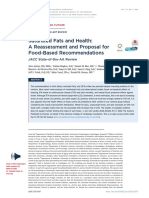 Saturated Fats and Health: A Reassessment and Proposal For Food-Based Recommendations