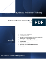 InfoSec Compliance Refresher Training - Mar22