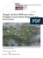 Tengah, The First HDB Town Since Punggol, To Have Forest Fringe, Car-Free Town Centre, Housing News & Top Stories - The Straits Times
