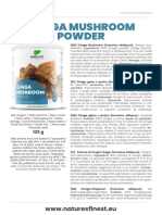 5130 Chaga Mushroom Powder Dox