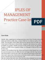 Principles of Management Practice Case-Lets: Unit I