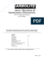 Installation, Operation & Maintenance Instructions: 1100°C Chamber Furnaces ELF Models