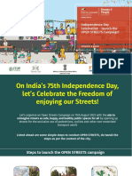 Independence Day 2022 - Open Streets Campaign