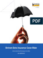 Brochure - Shriram Extra Insurance Cover Rider V03