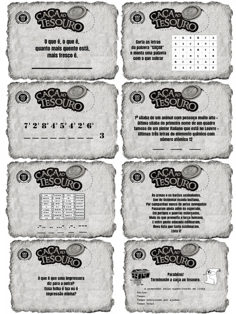 Caça Ao Tesouro | PDF