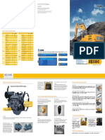 Overall Dimensions and Working Range: Hydraulic Excavator