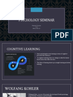 Psychology Presentation Insight Learning
