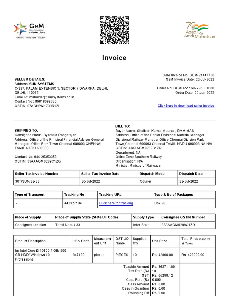 Invoice click here to download seller invoice pdf value added tax