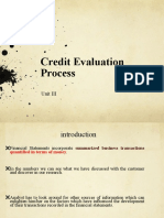 Credit Evaluation Process