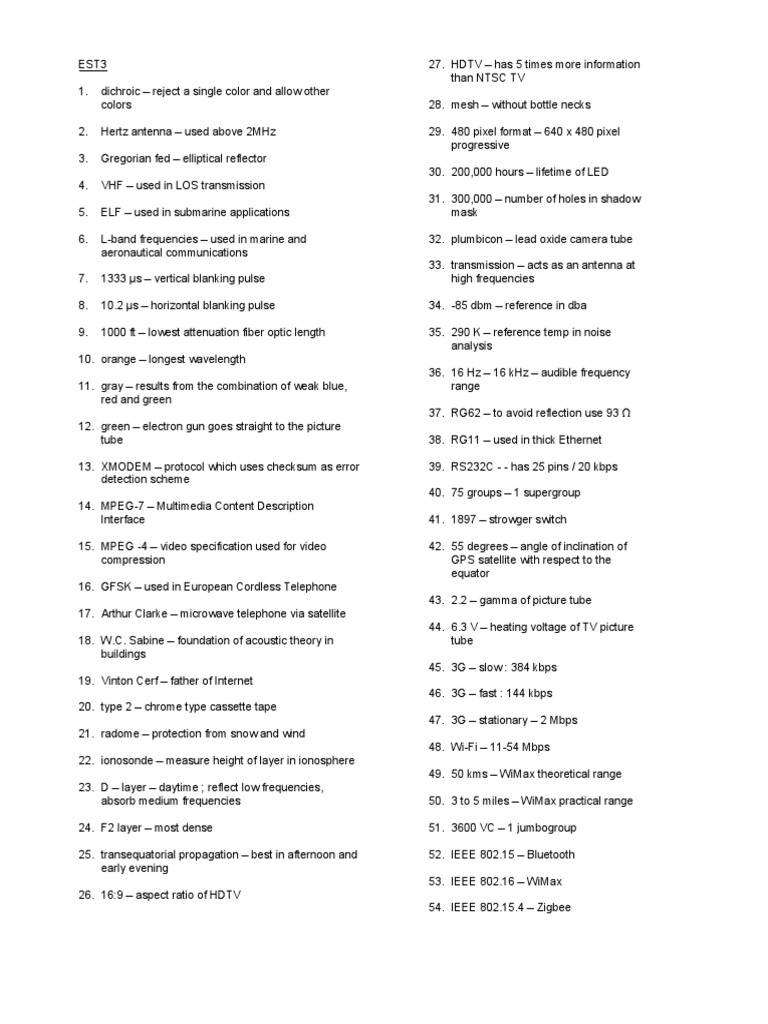 EDGE Coaching 04 Communication Systems | Download Free PDF | Microwave ...