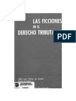 Indice Ficciones Derecho Tributario JLPerez 1970