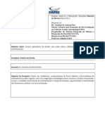 Anselmo Paes História do Direito EMENTA e OBJETIVO GERAL 2011 Anselmo Paes