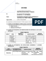 Informe Dificultad de Aprendizaje 1er Trimestre