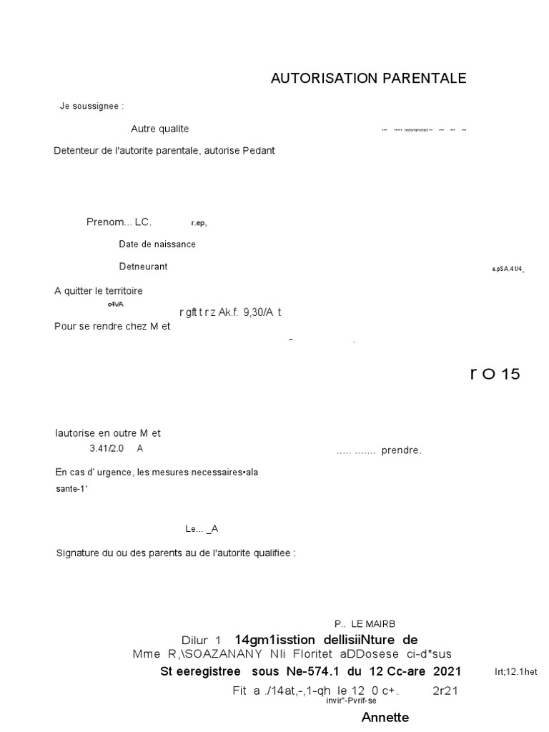 Autorité Parentale Et Soins Médicaux
