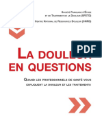 Livret La Douleur en Questions SFETD 2018