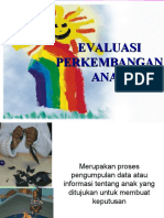 Evaluasi Perkembangan Anak