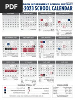 Richardson ISD 2022-23 School Calendar