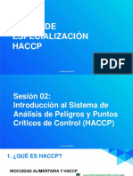 Introducción Al Sistema HACCP