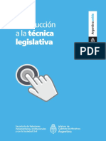 Introducción A La Técnica Legislativa. Manual HCDN