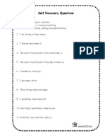 Self Discovery Questions PDF