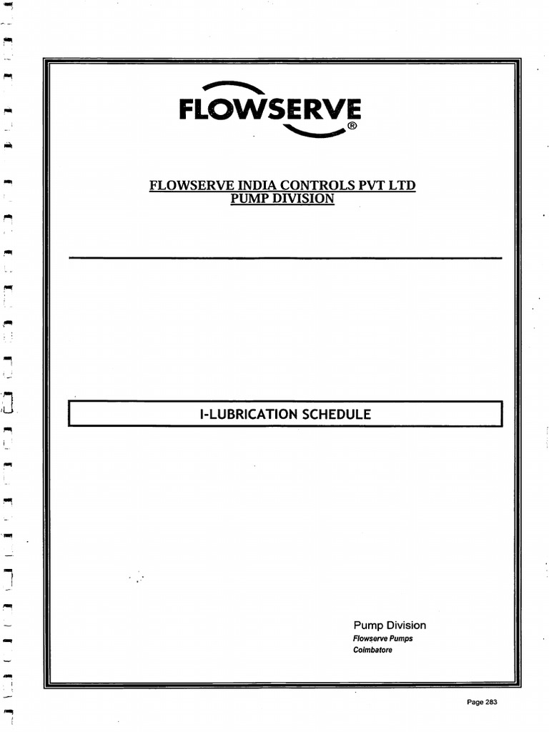 Flowserve Pump Manual PDF