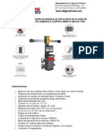 Alineadora de ruedas 3D con control remoto