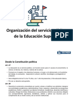 Unidad 1. Ley 30 de 1992 - Organiza El Servicio Público de La Educación Superior