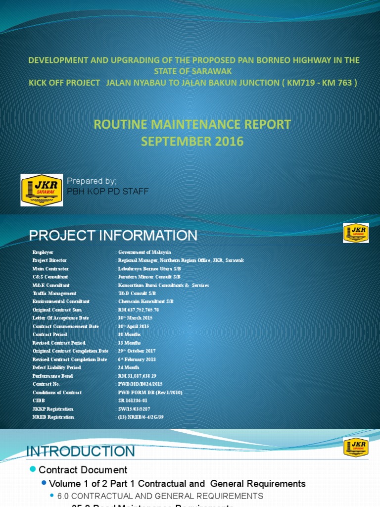 Pan Borneo Highway Contractor Details | PDF | Road | Infrastructure