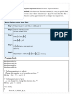 Algorithm:: Experiment No: 03 Experiment Name: Write A Program Implementation of Aim