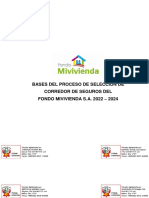 Bases Del Proceso de Selección de Corredor de Seguros Del Fondo Mivivienda S.A. 2022 - 2024