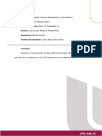 Tomado en Cuanta El Punto Más Bajo Del Ciclo Económico Ecuatoriano, Analice Que Pasó en La Economía en El Año 2020 Que Provoco Este Comportamiento.