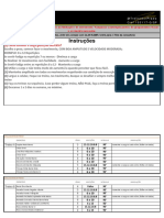 Ficha de Treino Masculina Avan Ado (ABC)