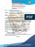 Informe #006-Requerimiento de Boletas para Pago de Agua de Las Diferentes Jass Del Distrito de Tapuc