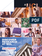 Discover Research at Ucl: Ucl - Ac.uk/graduate