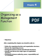 Organizing As A Management Function