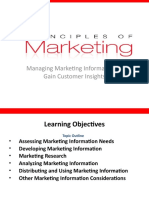 Managing Marketing Information To Gain Customer Insights