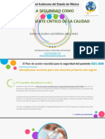 Seguridad Del Paciente Como Componente Crítico de Calidad, Mayo 2022, Kimm Castañeda