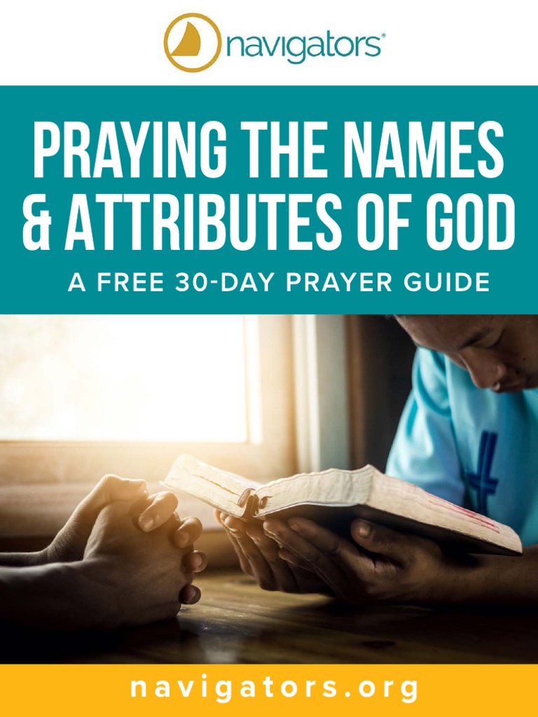 Praying the names and attributes of god pdf god names of god in